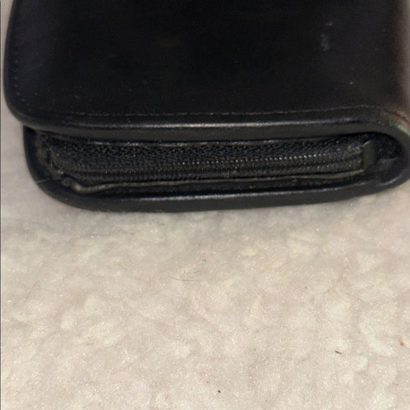 Coach Vintage 90s Zip Around Leather Coin Purse Wallet - Picture 5 of 13